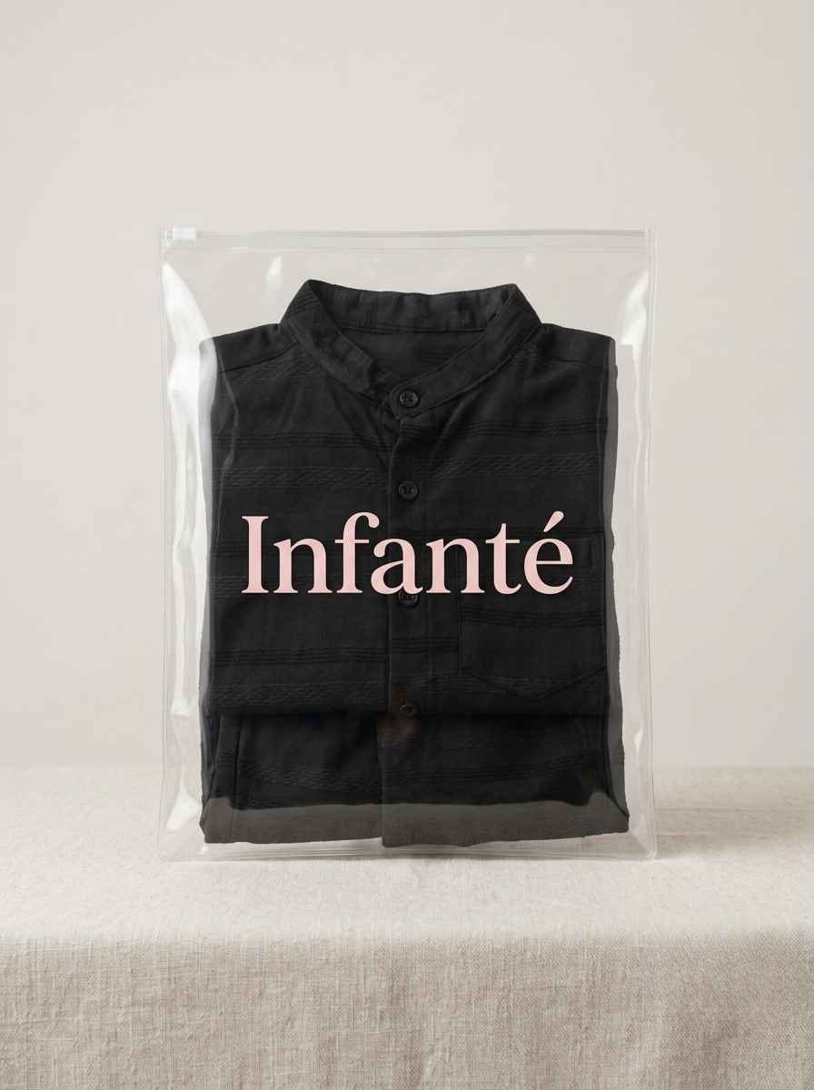 Infanté Midnight Striped Button Down Two Piece Resort Set