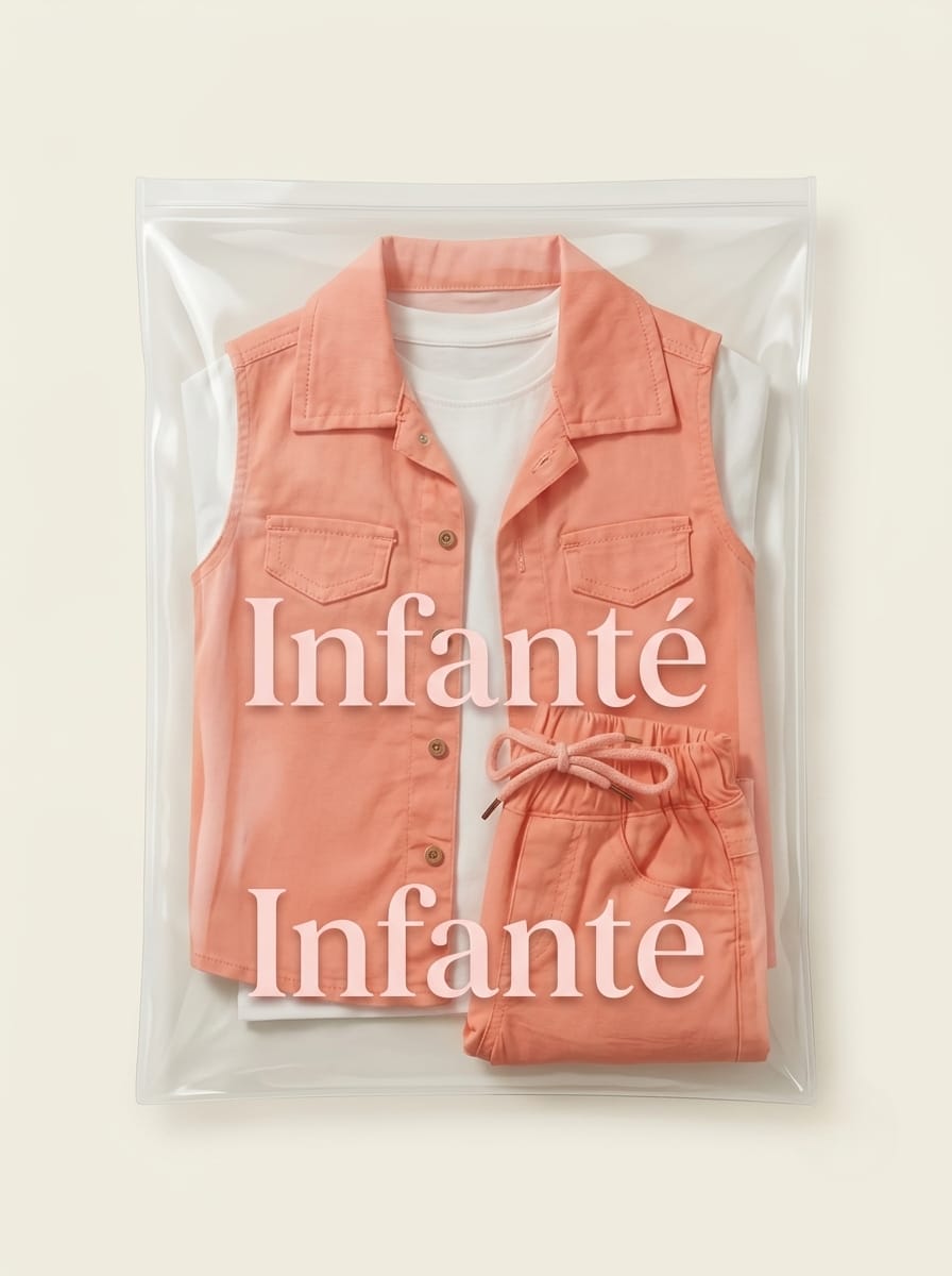 Infanté Peach Sorbet 3-Piece Vest Sett
