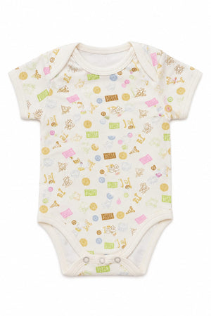 Infanté Little Pilot Cream Aviation Bodysuit