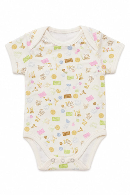 Infanté Little Pilot Cream Aviation Bodysuit