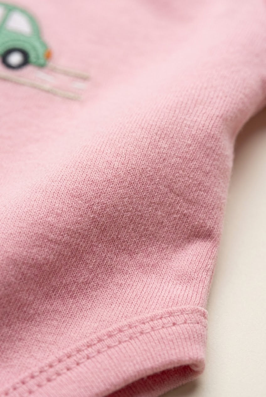 Infanté Beep Beep Pink Transit Bodysuit