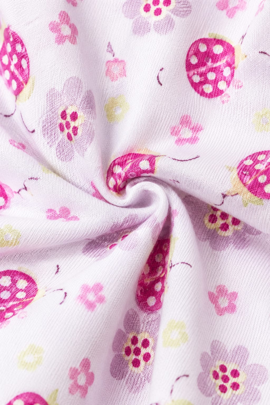 Infanté Pink Ladybug Baby Bodysuit