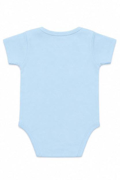 Infanté Keep Moving Blue Train Bodysuit