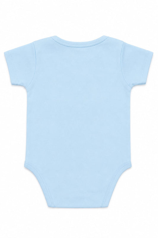 Infanté Keep Moving Blue Train Bodysuit