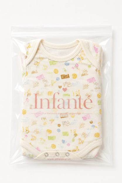 Infanté Little Pilot Cream Aviation Bodysuit