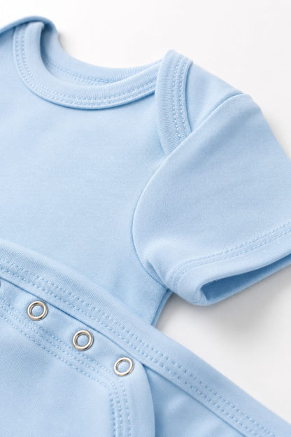 Infanté Keep Moving Blue Train Bodysuit